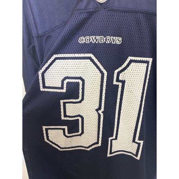 Roy Williams #31 Dallas Cowboys Reebok NFL Jersey Men’s Medium Navy Silver - Picture 8 of 11